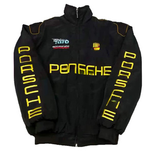 <strong>F1</strong>-Embroidered Thin Polyester Moto &amp; Biker Style Racing Suit Long-Sleeve Motorcycle <strong>Jacket</strong> - Product Image 3