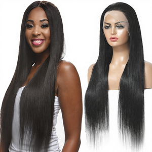 วิกผมแท้ Remy แบบผูกเชือกด้านหน้า 13x4 HD Lace ลอนบอดี้<span class=keywords><strong>เวฟ</strong></span> ความหนาแน่น 180% ขายส่ง ไม่ต้องใช้กาว แบบคาดศีรษะ ความยาวมาก ไซส์เล็ก/ใหญ่ - Product Image 1