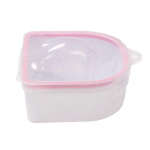 Cuenco para remojar uñas Cuencos de manicura de doble capa Mejora Espesar Acetona Soak off Gel Removedor de esmalte Cuenco para uñas acrílicas - Product Image 5