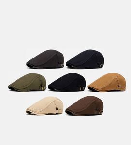 Wholesale Fashion Spring Summer Faded Cotton Sport <b>Flat</b> Ivy <b>Cap</b> Hat for <b>Men</b> Spring Outdoor Casual Dress - Product Image 2