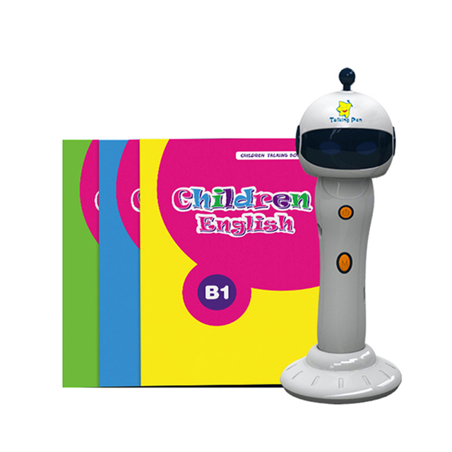 Hot Sale Factory Custom OID Talking Pen Multilingual Kids Early Learning Toy English Audio Reading Pen with Sound Books
