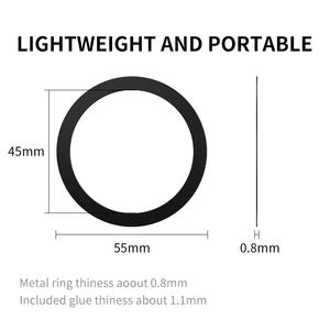 Haute qualité pour le <span class=keywords><strong>kit</strong></span> d'accessoires <span class=keywords><strong>Magsafe</strong></span> personnalisé conçu en usine autocollant d'anneau magnétique universel Vintage ODM OEM Service en une étape - Product Image 5