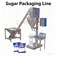 Machine de remplissage et de scellage semi-automatique contrôlée par PLC pour les poudres d'épices, destinée aux emballages en sacs en papier/verre