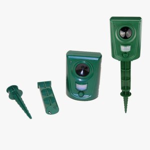 เครื่องไล่สัตว์อัลตราโซนิกแบบหลายจุดสำหรับภายนอกอาคาร พร้อมไฟ LED แสดงสถานะการทำงาน เป็นมิตรต่อสิ่งแวดล้อม ปลอดภัยต่อสัตว์ป่า ค้างคาว และหนู - Product Image 4
