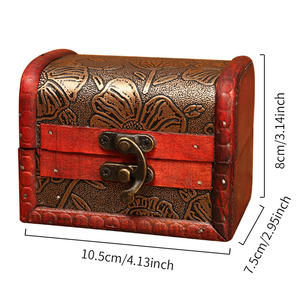 Casse del Tesoro Pirata all'Ingrosso, Scatole in Legno Antiche Fatte a Mano con Serratura in Vendita - Product Image 4