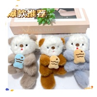Adorable petite poupée en peluche Mizuse, loutre marine, pendentif de sac, porte-clés, poupée en tissu