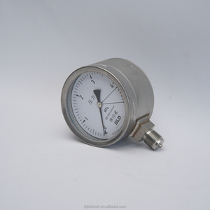 BLD YTHN High Accuracy 316L Stainless Steel Pressure <b>Gauge</b> with Glycerine Filling up to 250MPa for Industrial Use - Product Image 5