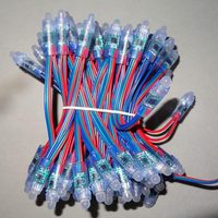 Lumières LED à pixels adressables RGB étanches pour extérieur 5V 12V 12mm pour enseignes lumineuses et décorations de Noël