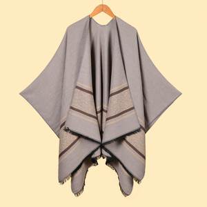 Chal Reversible con Estampado de Leopardo y Argyle para Mujer, Imitación Cachemira, Cortavientos y Transpirable - Product Image 3