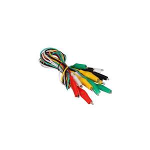 ชุด velleman พร้อมสายไฟ10เส้น-50ซม.-5สีพร้อมคลิปจระเข้บูต-27มม - Product Image 1