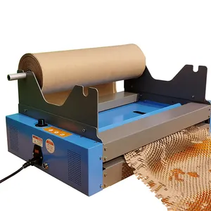 Machine d'emballage de papier kraft en nid d'abeille pour emballer le cadeau