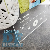 Support acrylique personnalisé cadeaux romantiques bricolage musique acrylique Spotify Plaque personnalisée Spotify Plaque de chanson personnalisée plaque de chanson personnalisée