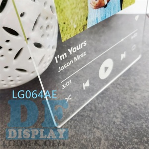 Quà Tặng Lãng Mạn Giá Đỡ Acrylic Tùy Chỉnh Bảng Hiệu Âm Nhạc Acrylic Tự Làm Bảng Hiệu Bài Hát Được Cá Nhân Hóa Bảng Tùy Chỉnh Bài Hát - Product Image 4