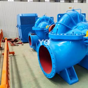 Double <b>Suction</b> Centrifugal Agricultural Water <b>Pump</b> Centrifugal Split Case <b>Pump</b> Double Impeller High Pressure <b>Pump</b> - Product Image 6