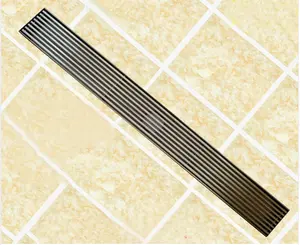 long stainless steel floor drain shower drain/linear shower drain/flexible channel drain