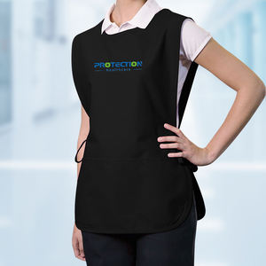 شعار مخصص الإعلان سترة عامل متطوع قابل للغسل المطبخ الطبخ الخبز إسكواش ساحة موحدة صدرية للتنظيف - Product Image 4