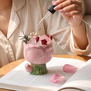 Pink Tulip Dried Flower Crystal <b>Diffuser</b> Stone Set Smokeless Aroma Gift Box Bedroom Decor Birthday Gift - Product Image 4