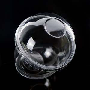 Nắp vòm (có khe x)-Nắp PLA 98mm nắp cốc phân hủy sinh học dựa trên Ngô nắp đậy nắp PLA cấp thực phẩm cho cốc uống - Product Image 2