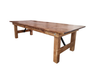 Stile moderno in legno rettangolo pieghevole banchetto tavoli agricoli <span class=keywords><strong>per</strong></span> giardino all'aperto alberghi ristoranti eventi da pranzo - Product Image 2