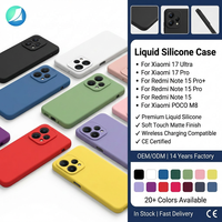 Funda de Silicona Líquida para Teléfono Samsung A27 A57 A37 A17 A16 A15 A14 S26 S25, Funda Protectora de Silicona Suave, OEM