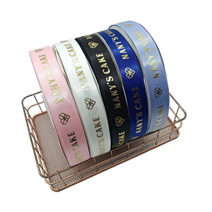 Nastri in Poliestere Personalizzati da 1 Pollice, Monofacciali, per Regali o Fiori, con Logo Elegante, Vendita all'Ingrosso - Product Image 5