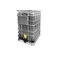 Récipient en vrac Réservoir fourre-tout en métal IBC pour aliments Solvant organique Huile de palme Carburant liquide Transport Équipement chimique