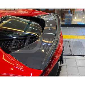 Assetto Fiorano Style Full Exposed Dry Carbon Fiber Style <b>Rear</b> <b>Spoiler</b> For Ferrari SF90 High Quality Part, Factory Supplier - Product Image 3