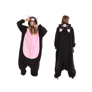 Guturris Dier Zwarte Bull Onesie Volwassen Vrouwen Mannen Dier Cosplay Kostuum Halloween Pyjama Homewear XL