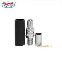 Reverse Polarity SMA Female Jack for LMR240 H155 RG59 RG8X RF Coaxial Cable Connector 0-6GHz
