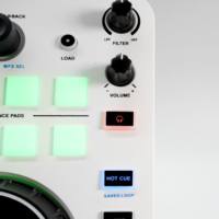Controlador MIDI de Bolsillo de 4 Canales Accuracy Pro Audio MID34, Controlador DJ/Consola de Audio, Mezclador de DJ Profesional, Reproductor de Música