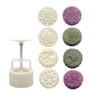 Moule <span class=keywords><strong>à</strong></span> gâteau en forme de lune 3D, <span class=keywords><strong>presse</strong></span>-gâteau en silicone - Product Image 3