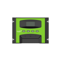 Contrôleur de charge solaire MPPT 30A avec écran LCD Régulateur de charge solaire 12V 24V Détection automatique