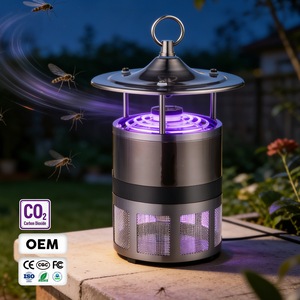 Lámpara Antimosquitos CO2 Little King Kong, LED, Acero Inoxidable, Dispositivo de Control de Plagas para Interiores y Exteriores - Product Image 1
