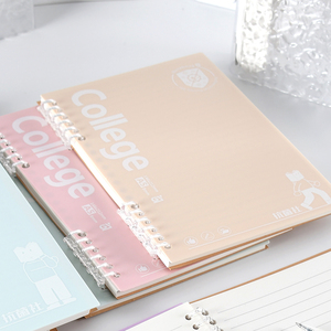 Tùy chỉnh A5 bìa cứng máy tính xách tay với đầy màu sắc PP Bìa đôi 6 vòng xoắn ốc văn phòng kế hoạch cho món quà tổ chức - Product Image 2