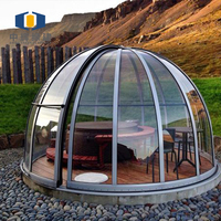Pour CGCH acier coupe-vent et étanche tente à bulles modulaire épissage Transparent dôme Structure vente pour hôtel et extérieur
