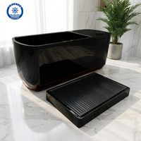 Bain froid extérieur moderne en acrylique Aristech USA, écologique, ovale, pour 1-2 personnes, bain de glace thérapeutique, villa, hôtel