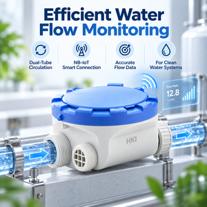 Compteur de débit d'eau intelligent DN15 NB-IoT à double circuit pour eau potable directe, en plastique sanitaire breveté, haute précision - Product Image 2