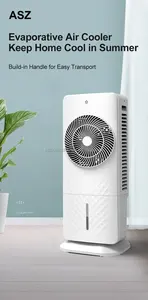 Draagbare Indoor Elektrische Digitale Afstandsbediening Oscillerende Luchtkoelers Ventilator Water Airconditioner