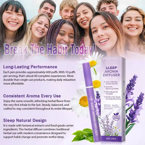 SEFUDUN Diffuseur d'arômes végétal Ashwagandha Lavande Mélatonine, Bâtonnet Essentiel pour l'Arrêt du Tabac, Inhalateur Naturel Vaporisateur - Product Image 3