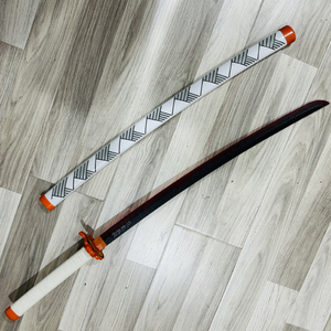 USB Typle C Rechargeable Lumineux Jouet Épée Demon Slayer <span class=keywords><strong>Rengoku</strong></span> Kyoujurou <span class=keywords><strong>Katana</strong></span> 104cm - Product Image 5