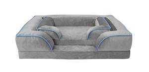 Colchón ortopédico de espuma viscoelástica para mascotas, cama seca con forma personalizada, cojín de lujo para perros - Product Image 6