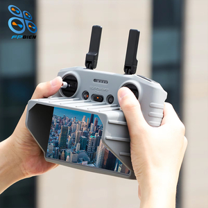 适用于Mini 4 Pro / Air <span class=keywords><strong>3</strong></span>遥控器/I RC <span class=keywords><strong>2</strong></span>，带屏幕硅胶保护套 (黑色) - Product Image 2