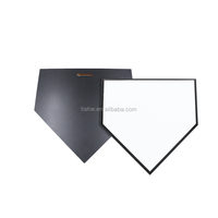 Plaque en MDF vierge pour sublimation, en forme de plaque de base de softball, blanc brillant, 10x10 pouces, pour photos imprimables, artisanat, récompenses sportives, souvenirs et cadeaux