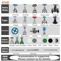 Vanne à opercule en acier forgé KHD API, classe 800, à souder (SW) 1-1/4 pouce, haute qualité, OEM, vanne à opercule sur mesure