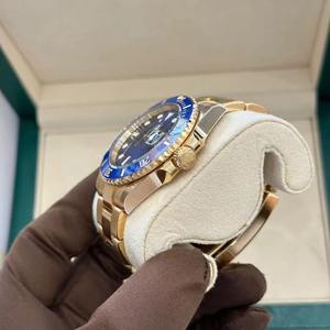 Reloj Mecánico SUB Personalizado de Oro Real de 18K, 40/41mm, 165g, Luminoso, Resistente al Agua 904 - Product Image 5