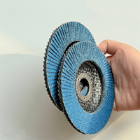 Disque à lamelles en zircone alumineuse Dongtai Abrasive Tools, support en fibre de verre, 4,5 pouces, disque abrasif OEM OBM ODM, disque de ponçage pour acier inoxydable