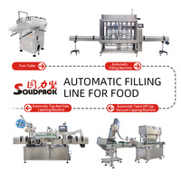 Machine de dosage, de remplissage et de bouchage automatique pour le miel, la mayonnaise, l'huile d'olive et les huiles de cuisson comestibles Solidpack
