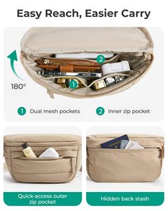 Mochila Táctica de Poliéster Resistente al Agua, Bandolera, Bolso Cruzado de Alta Resistencia con Cierre, Impermeable, para Actividades al Aire Libre - Product Image 4