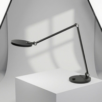 Lampe de bureau LED rotative multi-articulations, flexible, protectrice des yeux, bras pliable, AC, design contemporain, commande tactile simple, CRI élevé 80, 3000-6500K