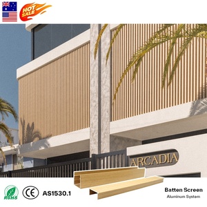 Panneau de façade en aluminium de qualité supérieure, 50 mm de profondeur, système de bardage extérieur durable, résistant aux intempéries pour les bâtiments - Product Image 1